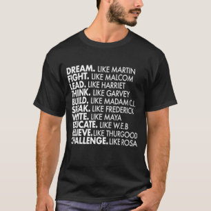 Black Power Historic Black Leaders T-Shirt