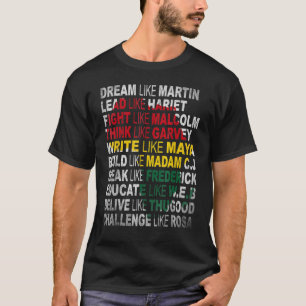 Black Power  History Month African American Pride T-Shirt