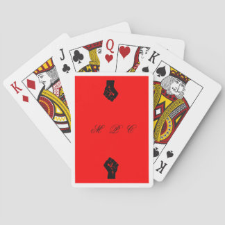 Black power playing cards