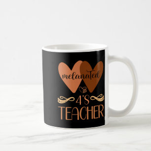 Black Preschool 4 S Daycare Teacher Black History Coffee Mug