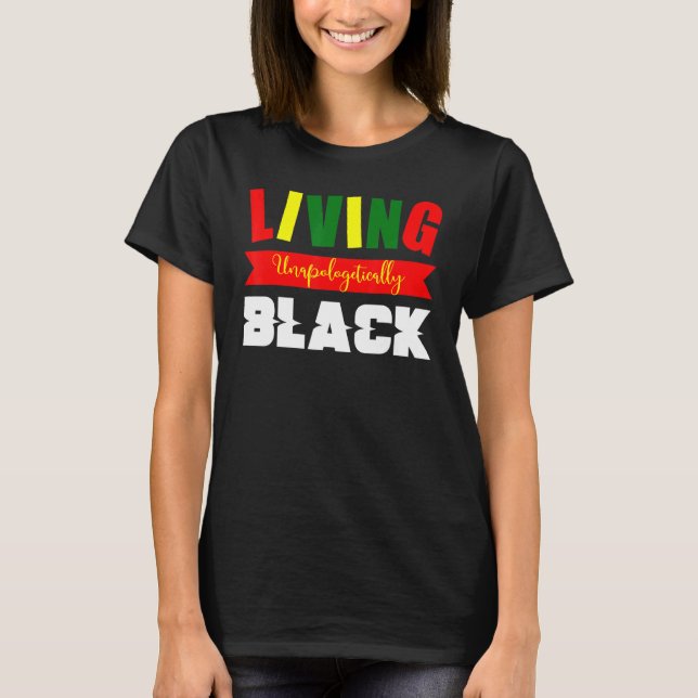 Black Pride African American Black Power Black Pow T-Shirt (Front)