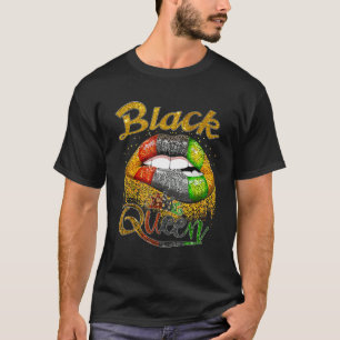 Black Pride Black History Month Juneteenth Queen L T-Shirt