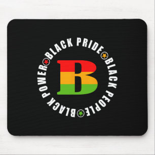 Black Pride Black People Black Power - Mlk Day Bla Mouse Mat