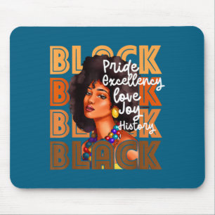 Black pride excellency love joy history _ mouse mat