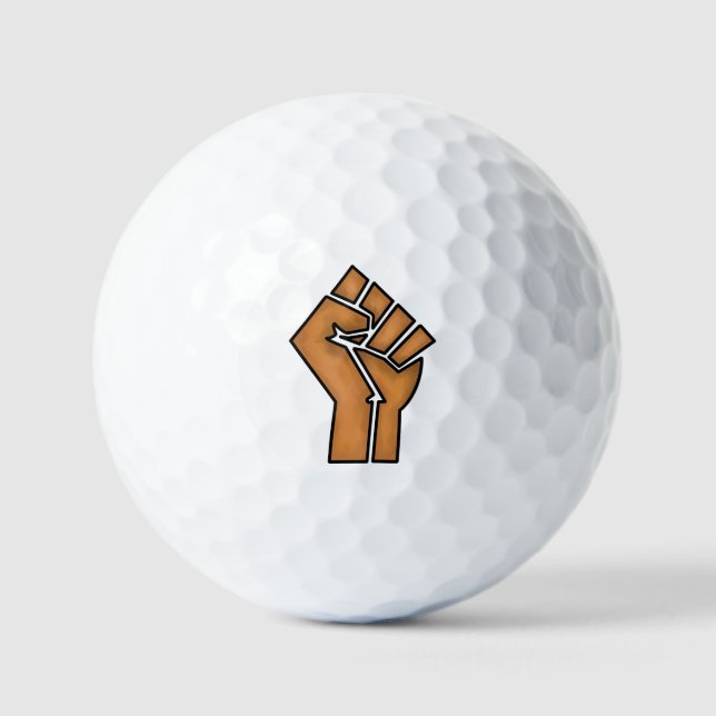 black pride fist unity history unity African brown Golf Balls (Front)