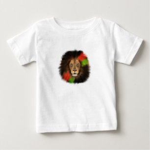 black pride lion red green unity jungle cat king baby T-Shirt