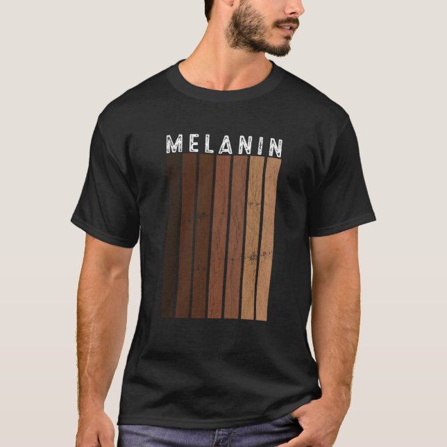 Black Pride Melanin BLM Women Men Afro Queen King T-Shirt (Front)