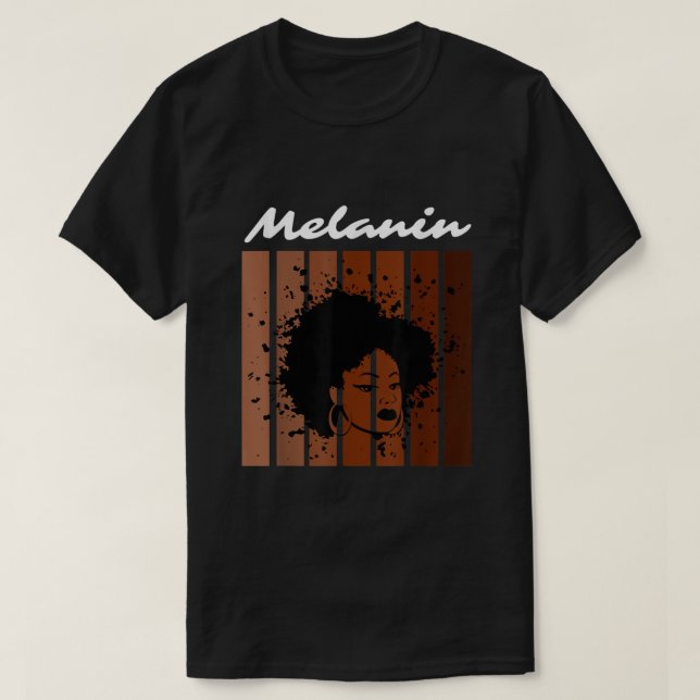 Black Pride Melanin  Civil Rights  Black History M T-Shirt (Design Front)