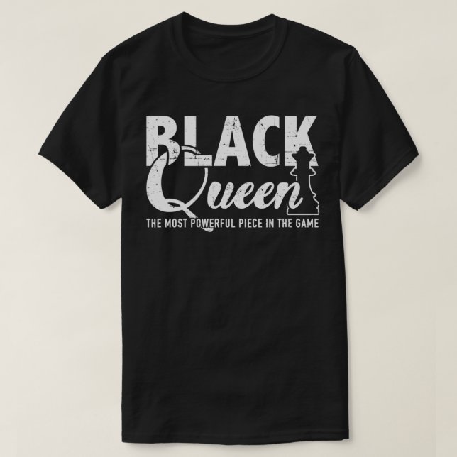 Black pride queen important piece for proud africa T-Shirt (Design Front)