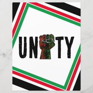black pride red green fist pan African flag unity 