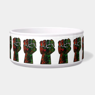 black pride red green fist pan African flag unity