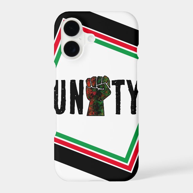 black pride red green fist pan African flag unity  (Back)