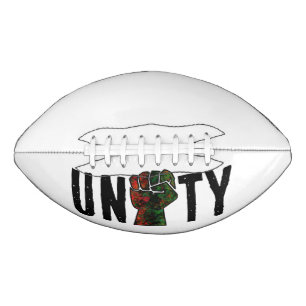 black pride red green fist pan African flag unity American Football