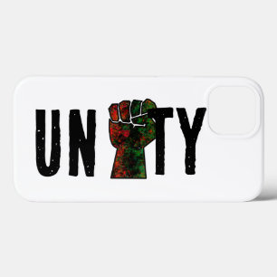 black pride red green fist pan African flag unity iPhone 13 Case