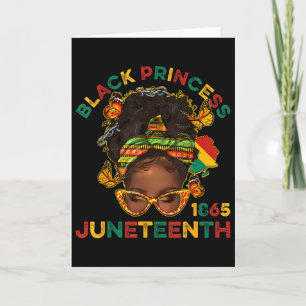 Black Princes Juneteenth 1865 History Month Melani Card