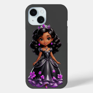 Black Princess iPhone 15 Case