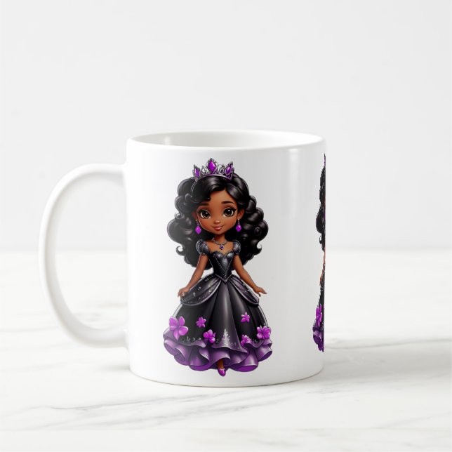 Black Princess Coffee Mug (Left)