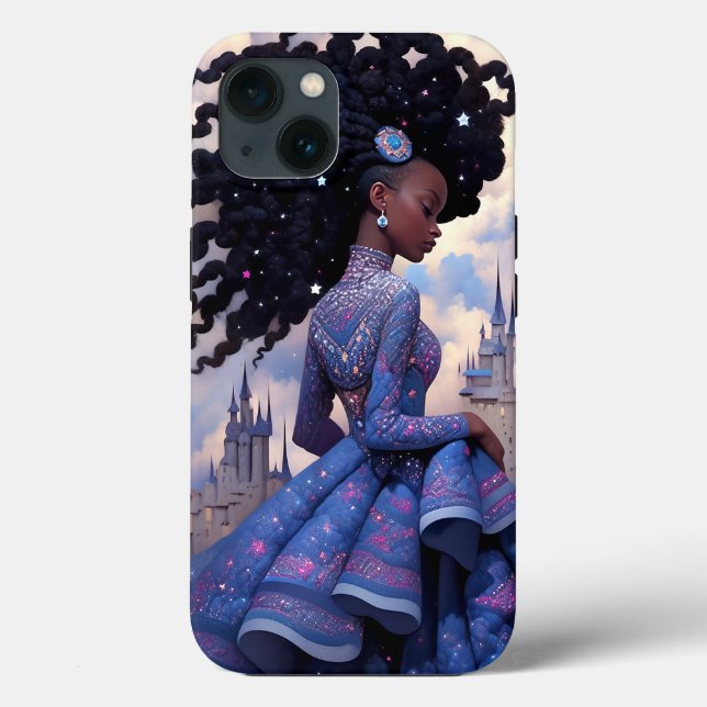 Black Princess Fantasy Art Case-Mate iPhone Case (Back)