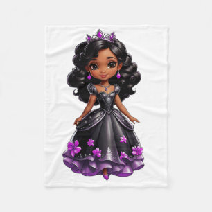 Black Princess Fleece Blanket