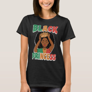 Black Princess Women African American Black Histor T-Shirt