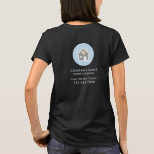 Black Professional Home Cleaning Maid T-Shirt