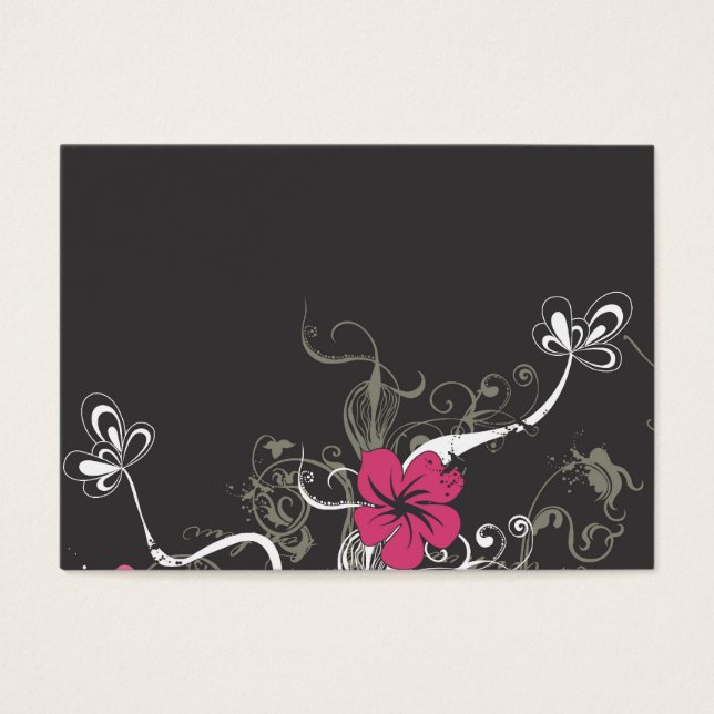 Black Profile Card (Front)