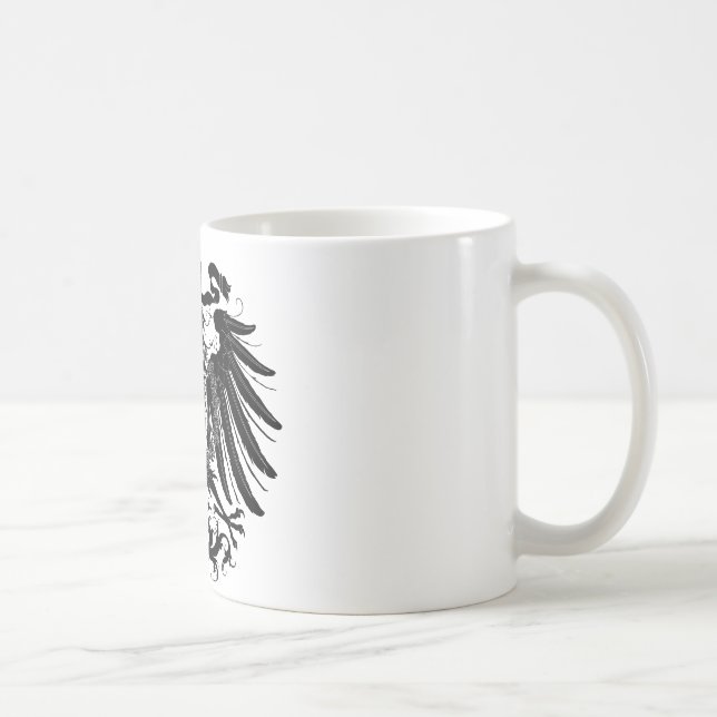 Black Prussian Eagle Coffee Mug (Right)