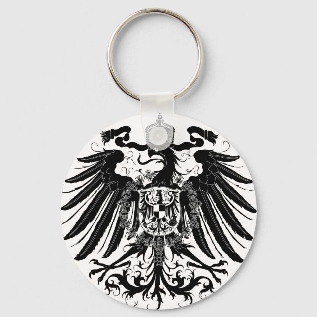 Black Prussian Eagle Key Ring (Front)