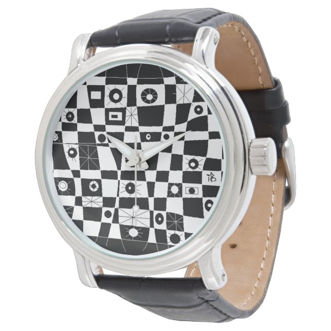 black psycho watch (Angled)