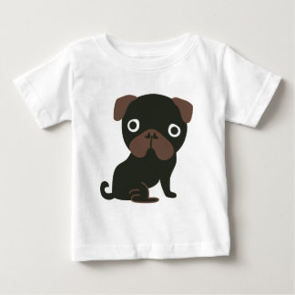 Black Pug Baby T-Shirt