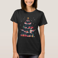 Black Pug Christmas Tree Dog Santa Xmas Merry Dogm