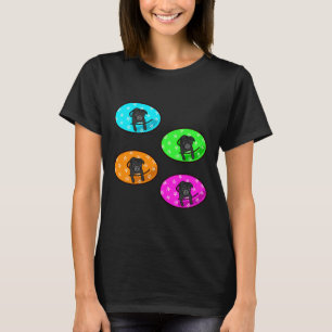 Black Pug Inner Tube Pack 1015 T-Shirt
