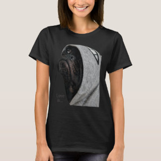 Black Pug Shirt Women Men Pug Mum Dad Life Tee Lov