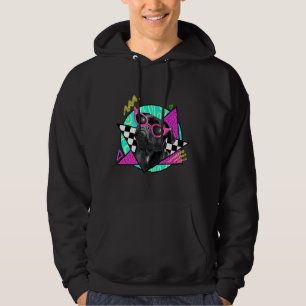 Black Pug Wearing Pink Sunglasses Classic T-Shirt  Hoodie