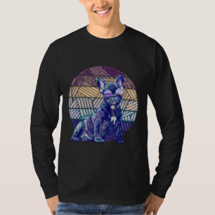 Black Pug with Cool Sunglasses Classic T-Shirt 880