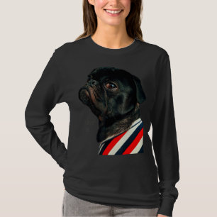 Black Pug Women Men Pug Mum Dad Life Love Dog Pet T-Shirt