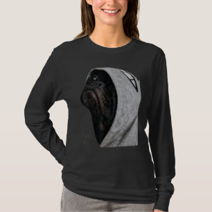 Black Pug Women Men Pug Mum Dad Life Tee Love Dog