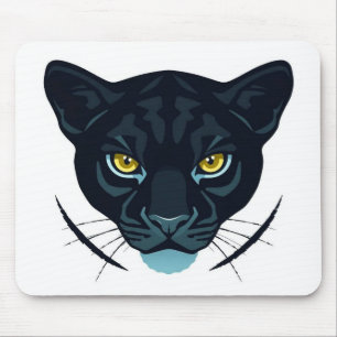 Black Puma Street Style Design Mouse Mat
