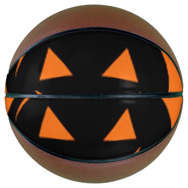 Black pumpkin basketball (Front)