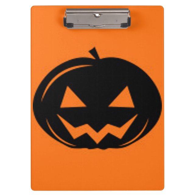 Black pumpkin clipboard (Front)