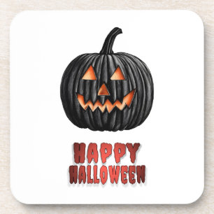 Black Pumpkin Coaster