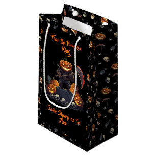 🖤 Black Pumpkin King Halloween Gift Bag 🎃