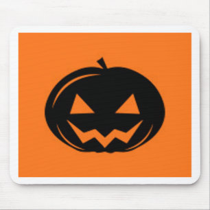 Black Pumpkin Mouse Mat