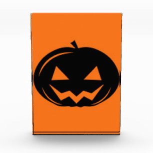 Black pumpkin photo block