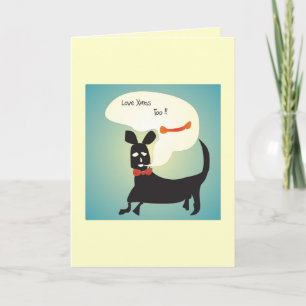 Black Puppy > Xmas card