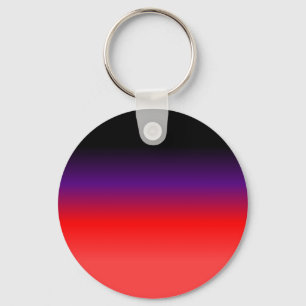 Black, Purple and Red Gradient Key Ring