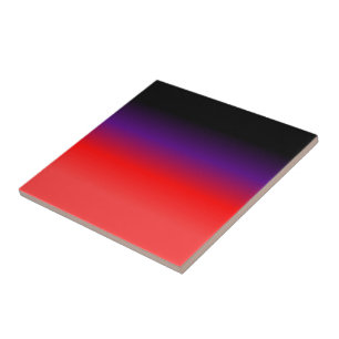 Black, Purple and Red Gradient Tile