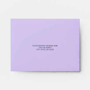 Black Purple Linen RSVP Envelopes