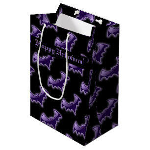 Black & Purple Night Wing Bats Gift Bag