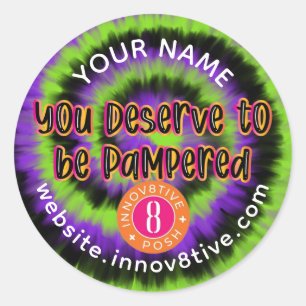 Black Purple Tie Dye Innov8tive Posh label